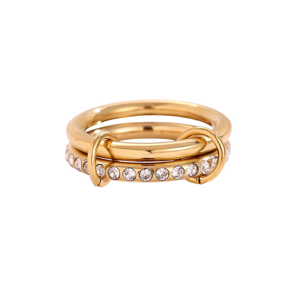 RING 2 Layer (Glam), gold