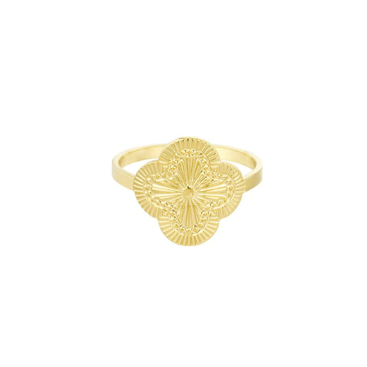 RING Big Flower, gold