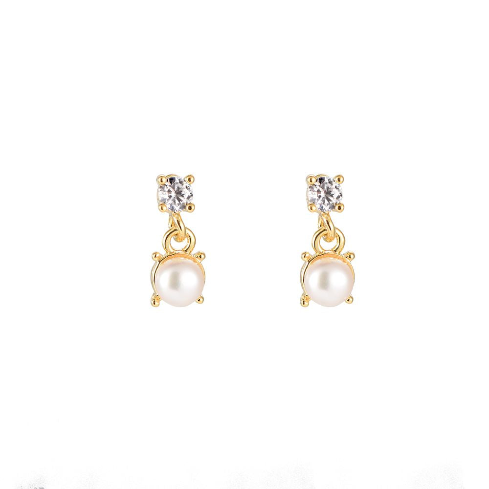 OHRSTECKER Pearl with Diamond, gold