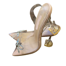 Lade das Bild in den Galerie-Viewer, SLINGPUMPS `Cinderella´, clear
